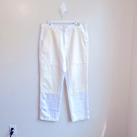 NWT Madewell The ‘90s Straight Jean: Two-Tone Workwear Edition Size 32 - Picture 2 of 16